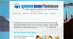 Desktop Screenshot of nickolaydodovfoundation.com